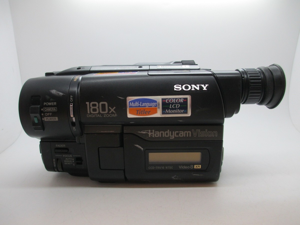 Working Sony CCD-TRV16 Camcorder - Video 8 8mm, Night Vision
