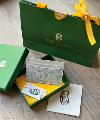 Goyard Saint Sulpice White Card Holder Authentic | eBay