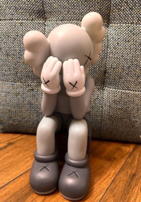 KAWS Passing Through Open Edition Vinyl Figure Grey (Open Bag