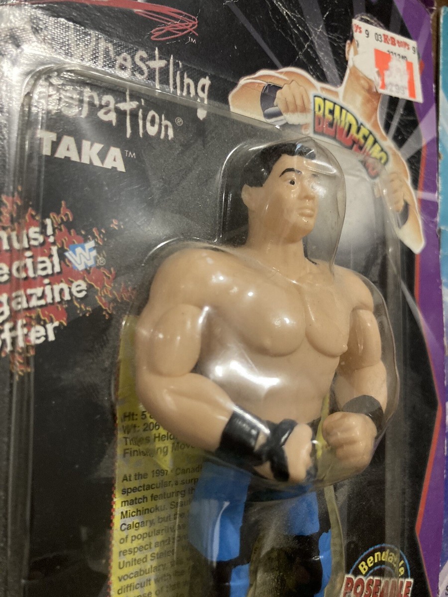 WWF World Wrestling Bend-Ems Taka + Hunter Hearst-Hemsley Sealed