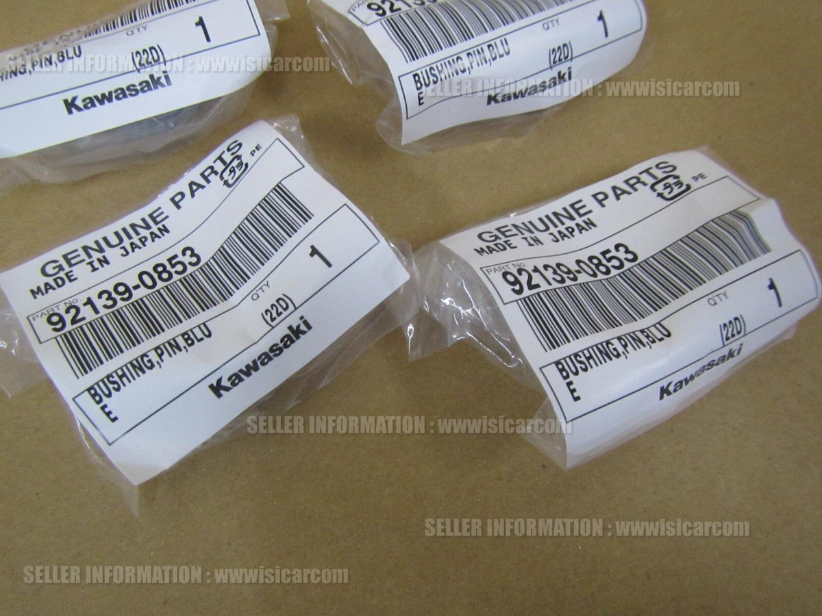 KAWASAKI ZX-10R ZX-10RR 16-24 BUSHING PIN BLUE SET X8p 92139-0853