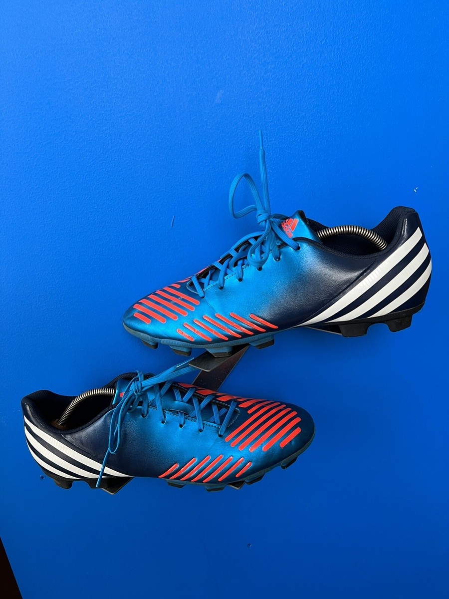 Men's Adidas Predito Indoor Soccer Cleats Shoes Blue Orange V22125