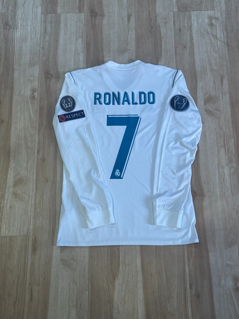 2017-18 Real MADRID Home L/S No.7 RONALDO UCL 2018 UEFA Champions