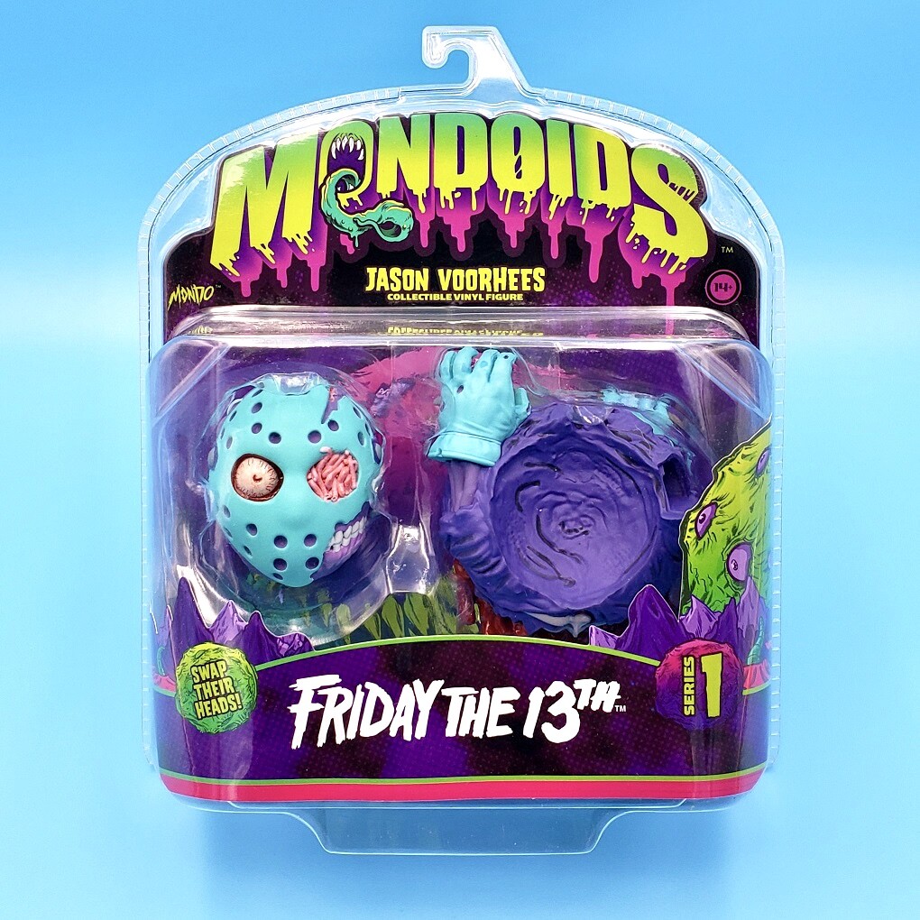 Jason Voorhees Mondoids Vinyl Figure Blue NES 8-Bit Designer Con