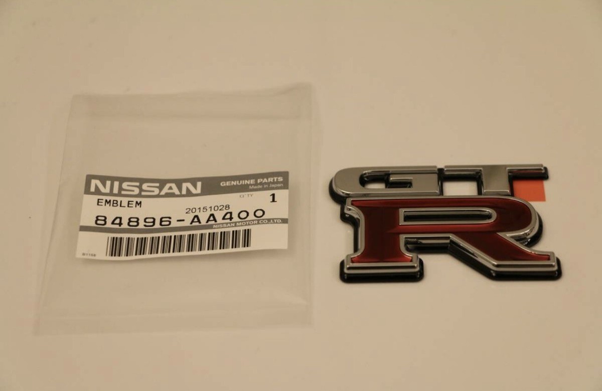 Genuine Nissan Skyline R34 GT-R Rear Emblem JDM | 84896-AA400 | OE