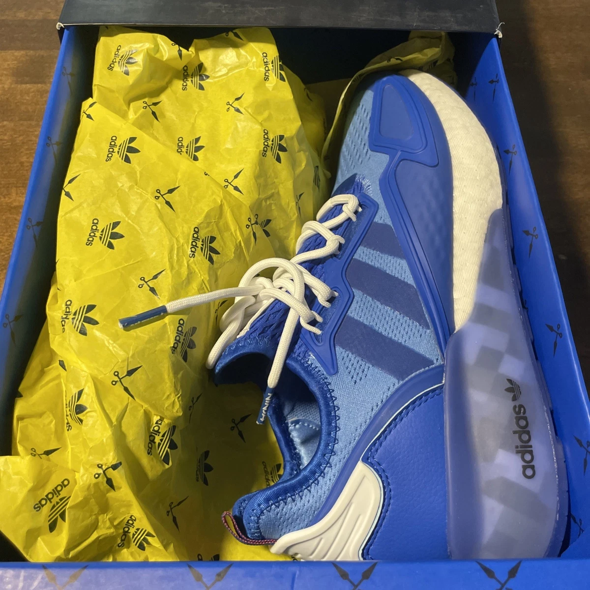 Preços baixos em adidas Ninja x ZX 2K Boost Time In - Blue | eBay