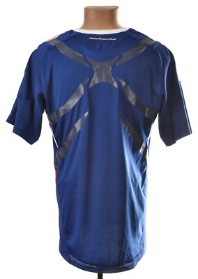 PLAYER ISSUE FRANCE 2009/2010 HOME FOOTBALL SHIRT ADIDAS TECHFIT