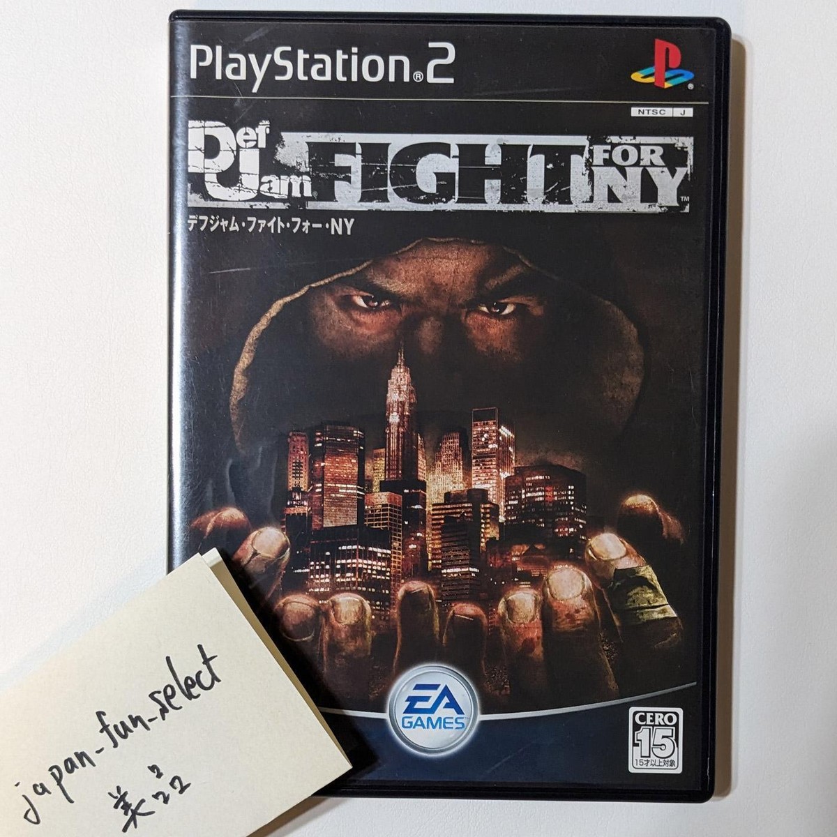 Def Jam FIGHT FOR NY PlayStation 2 PS2 Japanese NTSC-J EA Fighting