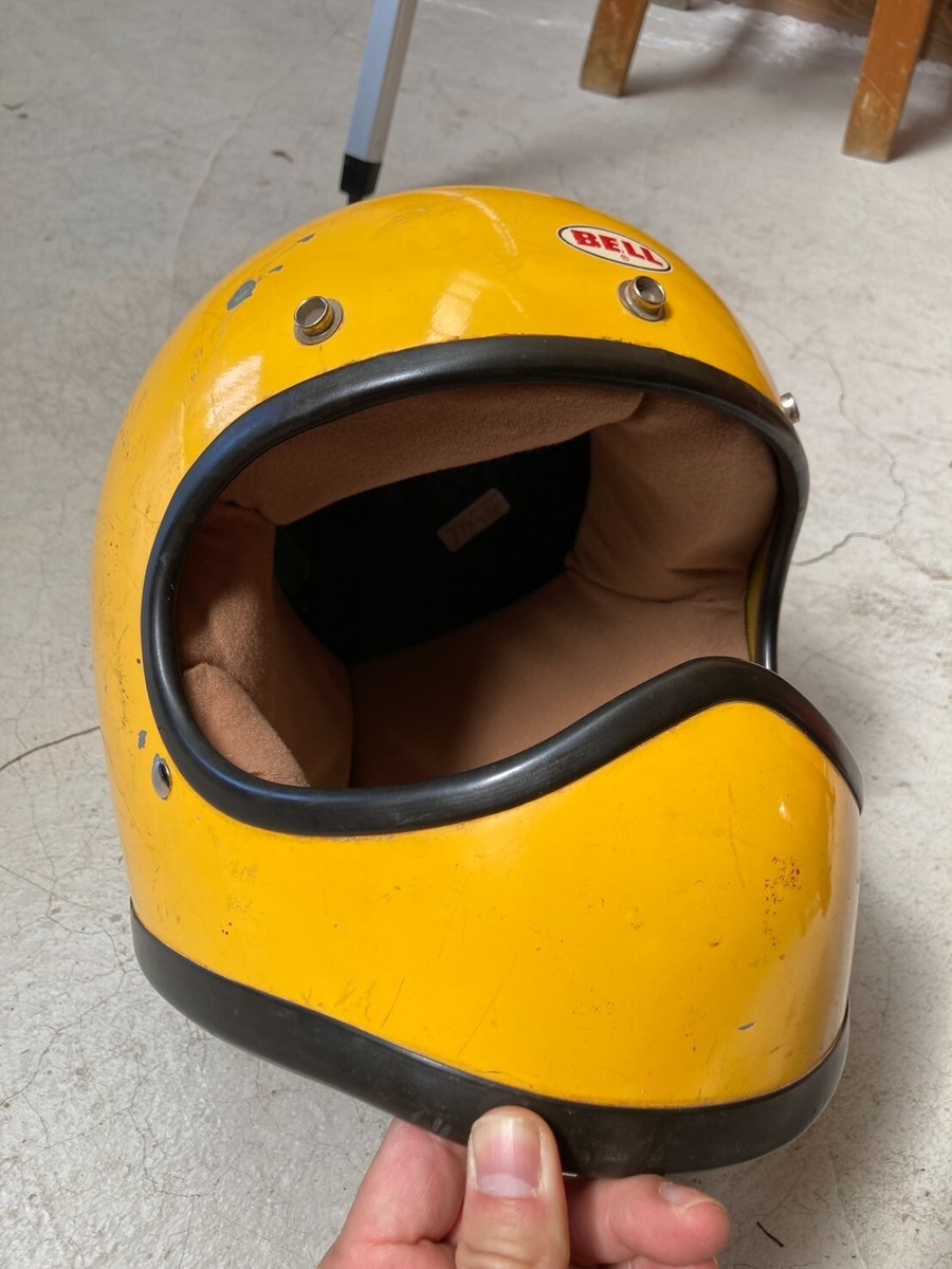 70s Vintage Bell Moto Star Motorcycle Helmet | eBay