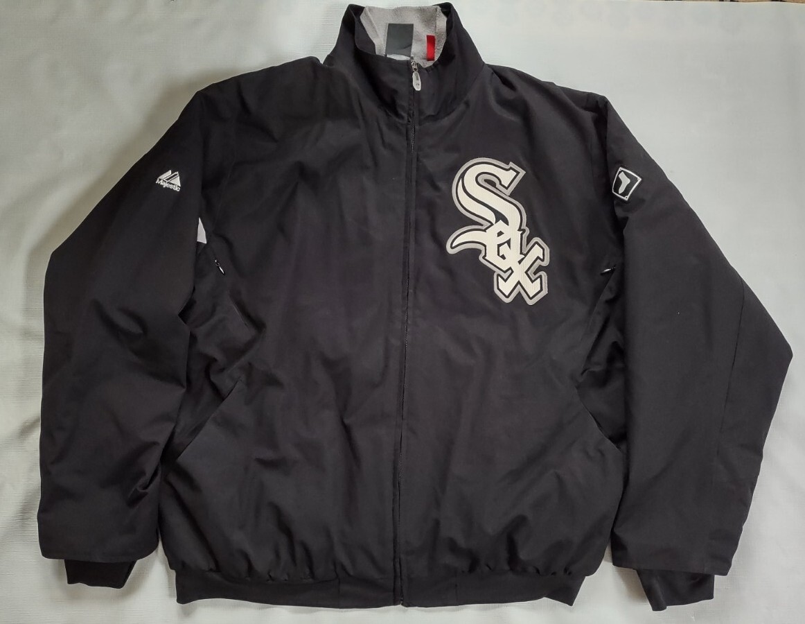 MAJESTIC AUTHENTIC THERMA BASE CHICAGO WHITE SOX FULL ZIPP JACKET