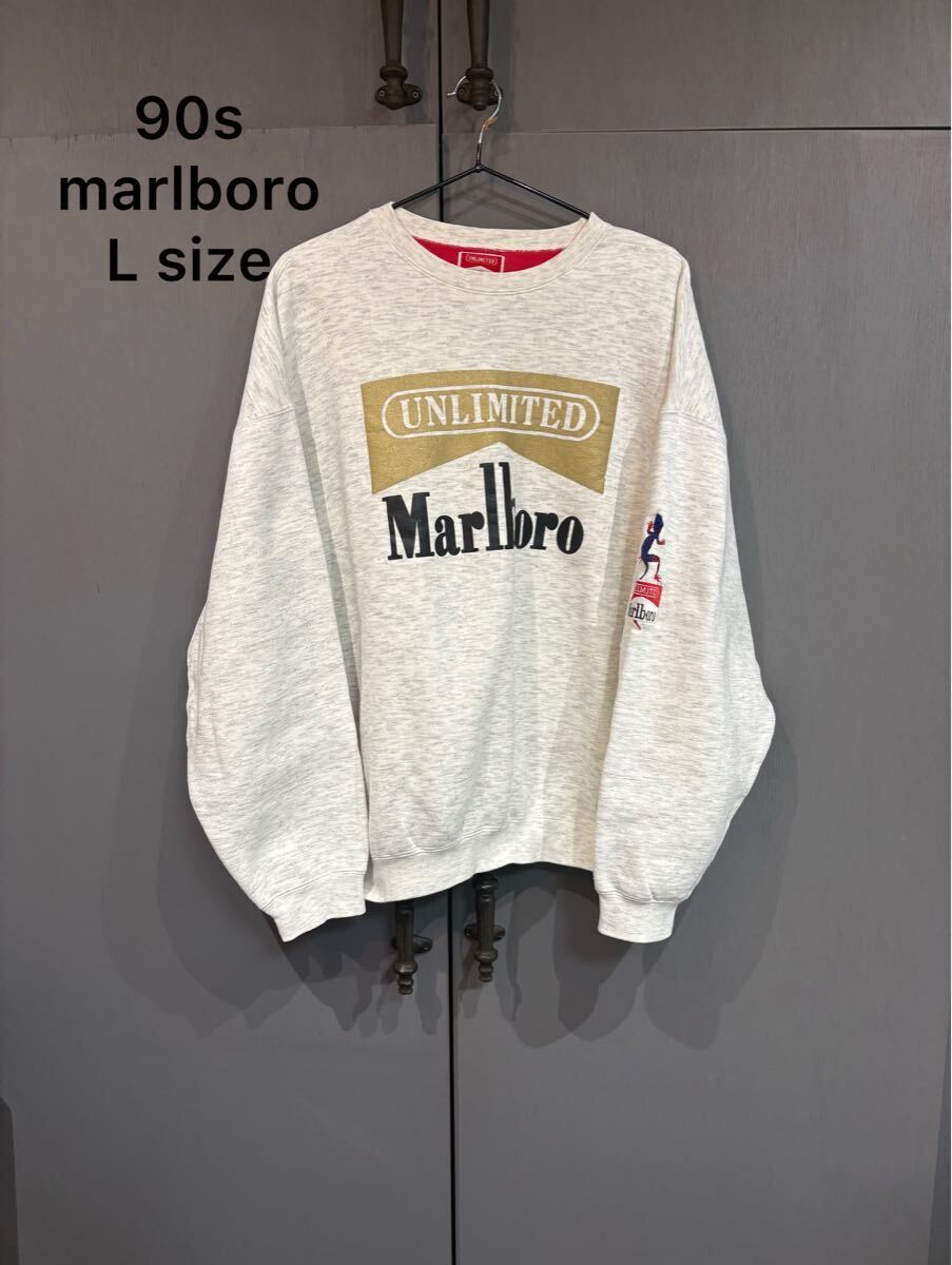 Rare 90s Marlboro Lizard Sweatshirt Long Sleeve Vintage L Size