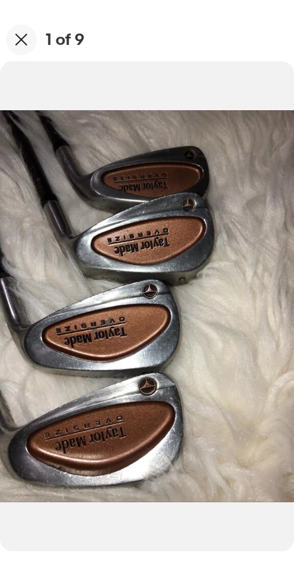 TaylorMade Burner Oversize Iron Set Bubble Shaft | eBay