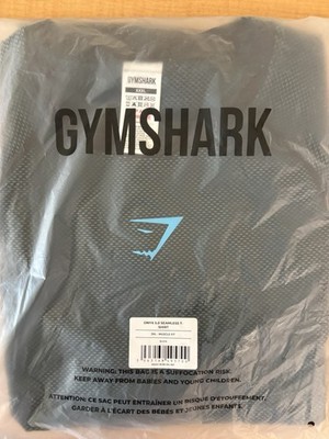 GYMSHARK ONYX V5 - BRAND BLUE SHORT SLEEVE - XXXL | eBay