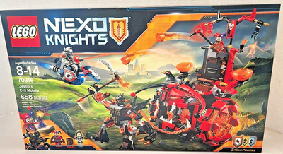 LEGO NEXO KNIGHTS 70316 ~ JESTRO'S EVIL MOBILE ~ NISB Lance Scythe