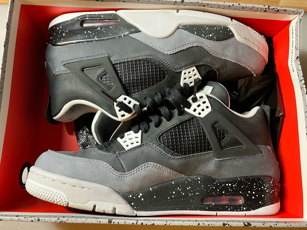 Nike Air Jordan 4 IV Retro Fear Pack 2013 Cool Grey Size 10.5