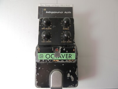 Vintage Pearl OC-07 Octaver Octave Effects Pedal Analog Free USA