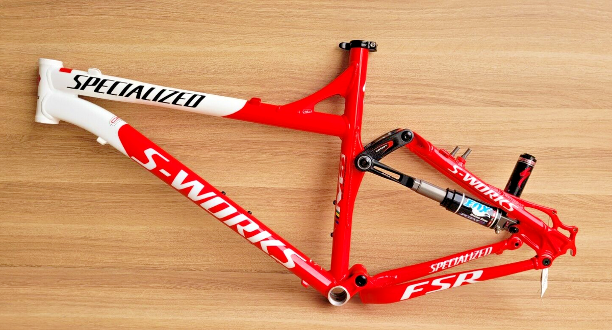 rare NOS SPECIALIZED S-WORKS M5 FSR world champion mtb frame size