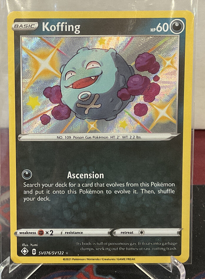 Koffing - SV076/SV122 - Shining Fates - Shiny Vault - Pokémon TCG