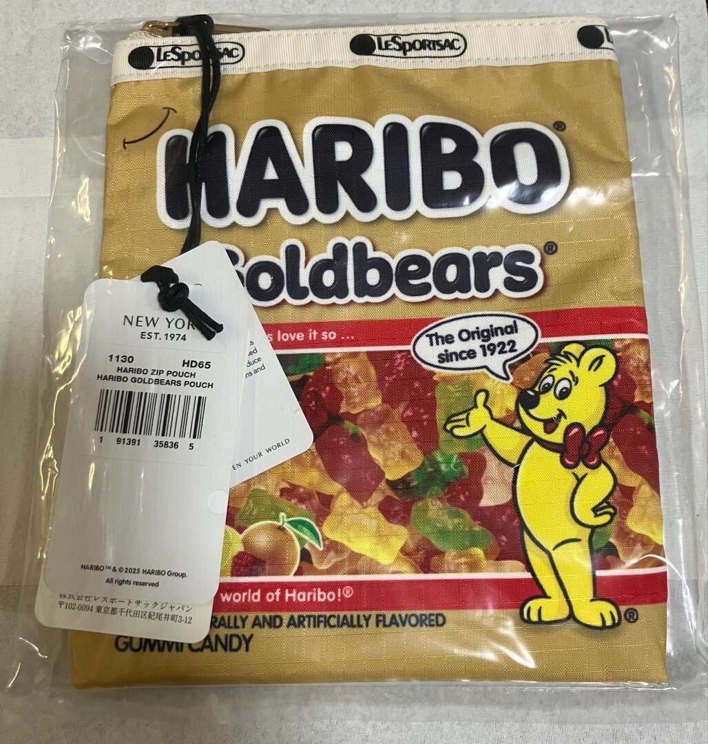 LeSportsac × HARIBO Goldbears Pouch 1130 HARIBO ZIP POUCH HD65
