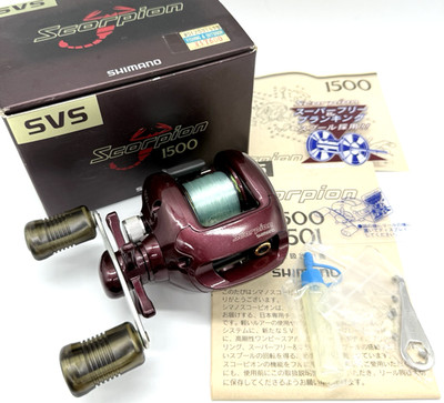 Shimano Scorpion 1500 Right Handed Bait Casting Reel In Box