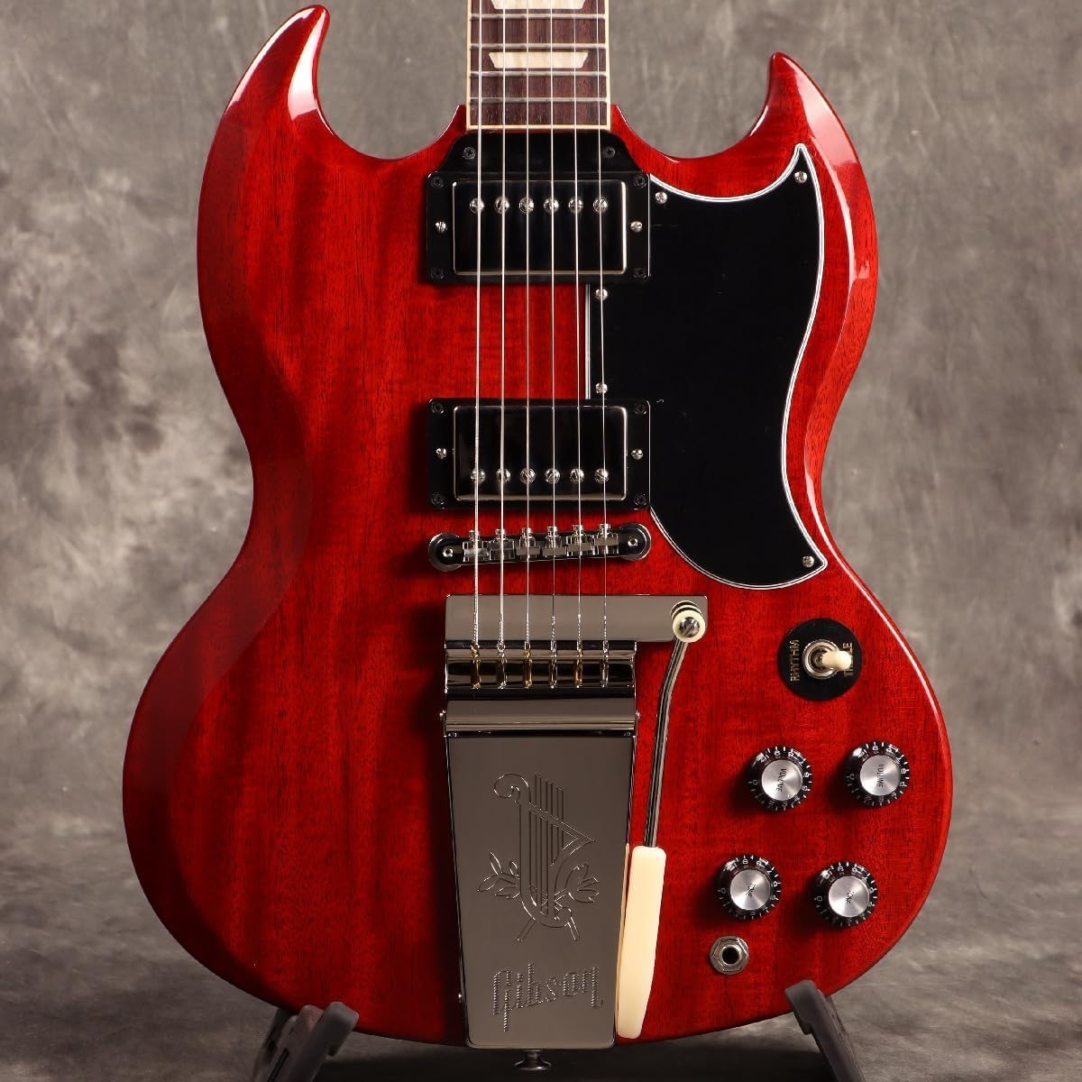 Gibson USA/SG Standard 61 Maestro Vibrola Vintage Cherry with Hard