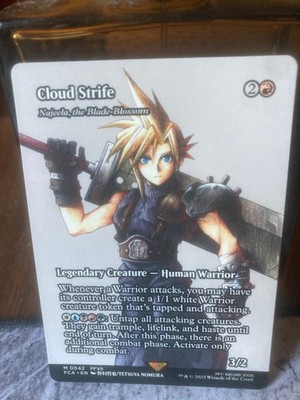 MTG クラウド・ストライフ/刃を咲かせる者、ナジーラ 継承史 foil mtg