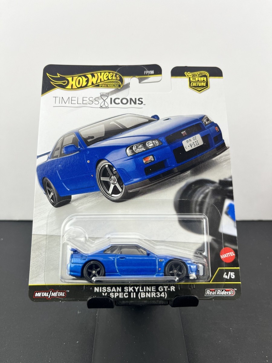 Hot Wheels 2025 Premium Timeless Icons Nissan Skyline GTR V-Spec