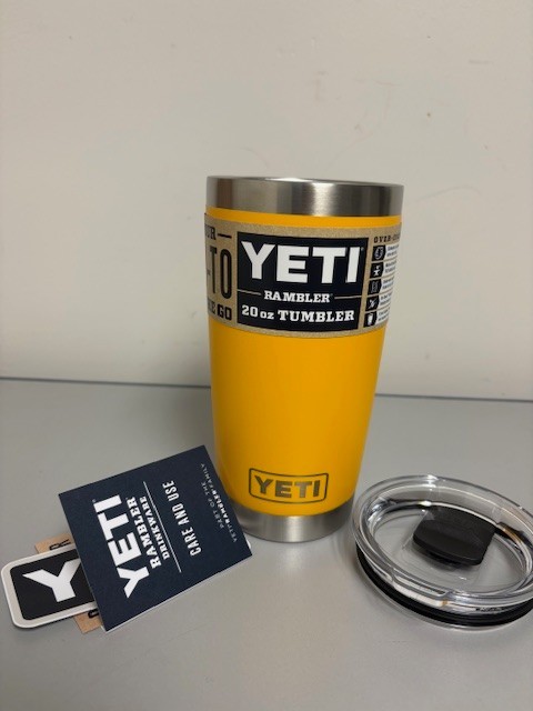 Beekeeper Yellow YETI® 20 Ounce RAMBLER® - Authentic - Mag Lid | eBay