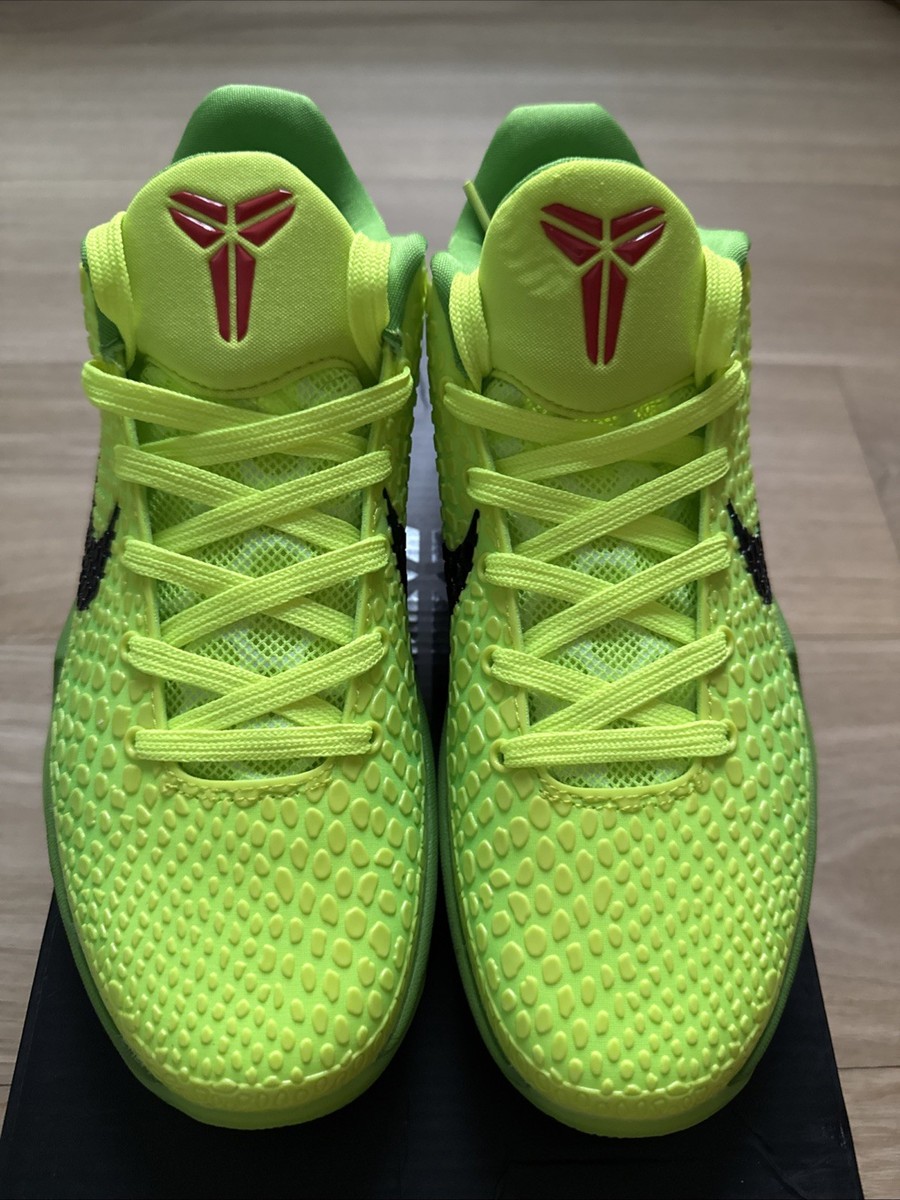 Size 6.5 - Nike Zoom Kobe 6 Protro Low Grinch for sale online | eBay