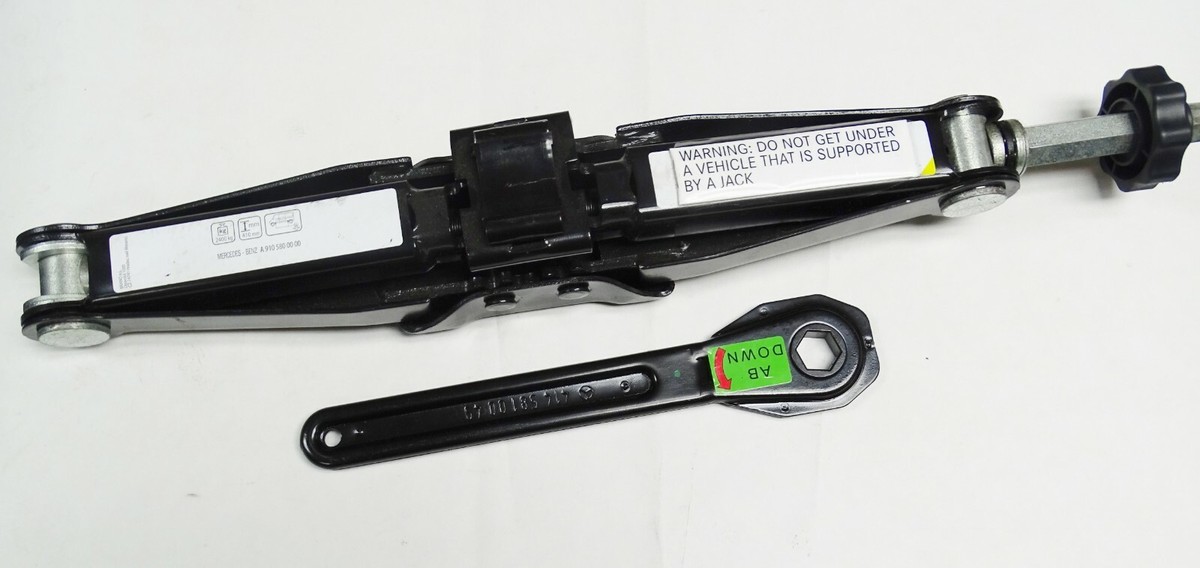 GENUINE MERCEDES SPRINTER SCISSORS JACK WITH HANDLE A9105800000 | eBay