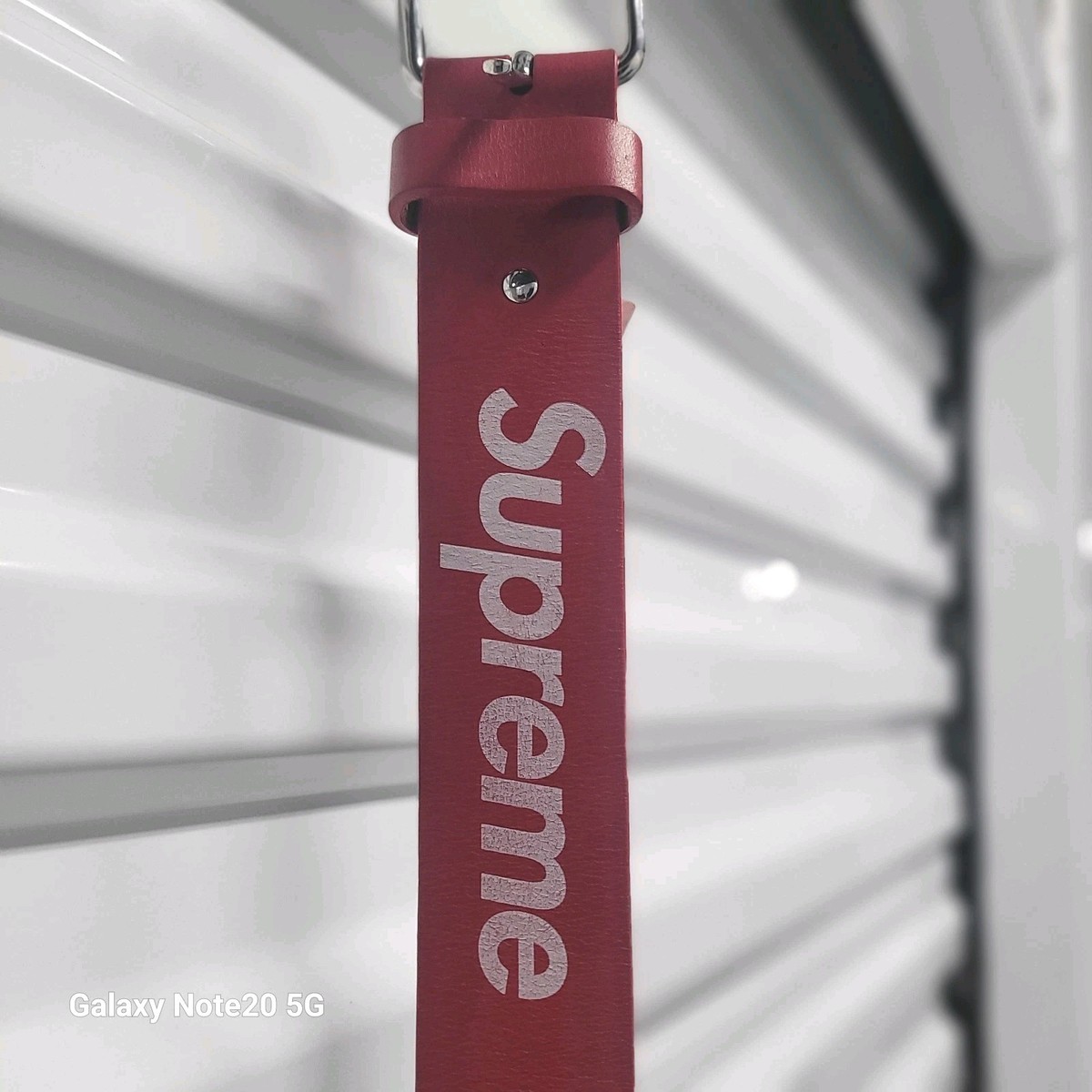 Supreme Red Repeat Belt | eBay
