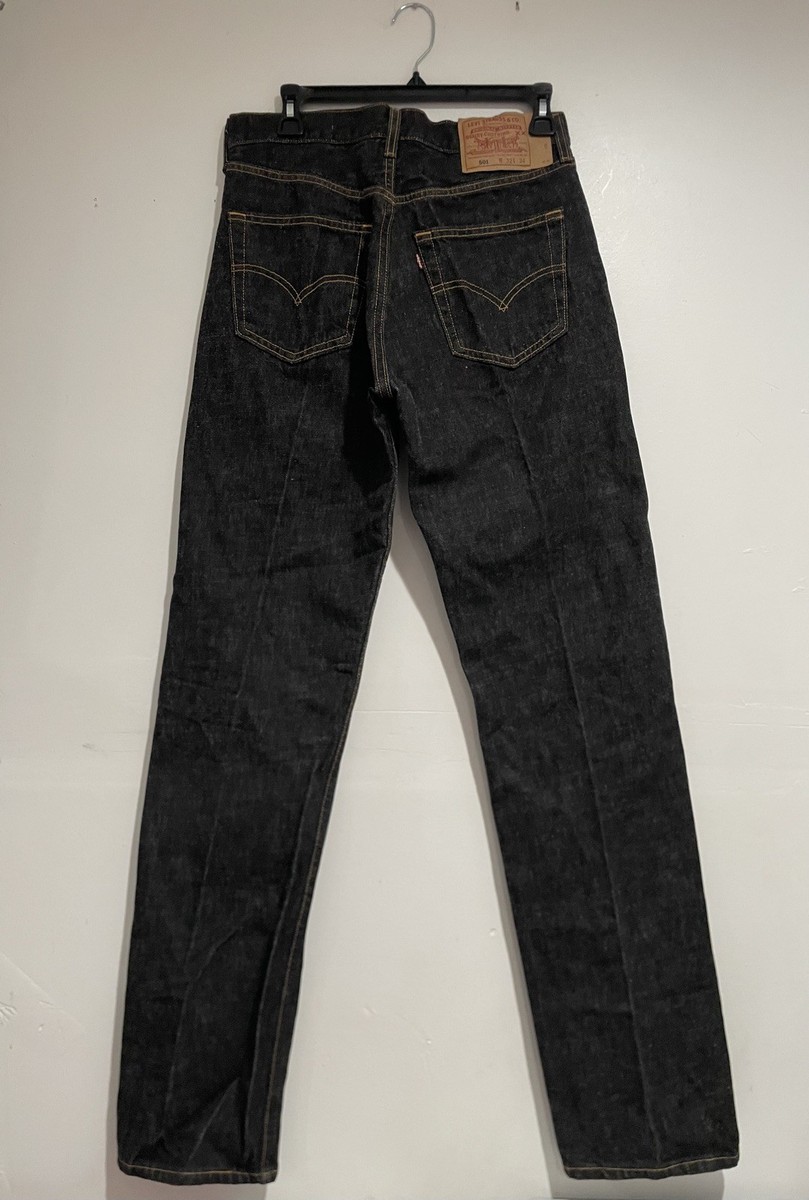 Vintage Levi's 501 32x34 80s 90s Black Jeans Deadstock XX NWT USA