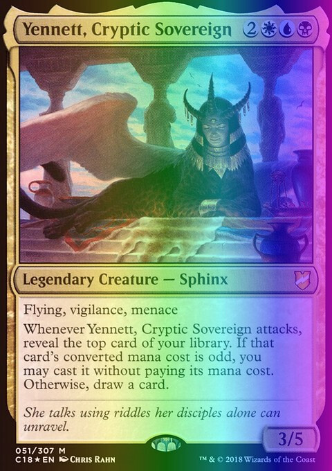 MTG Yennett, Cryptic Sovereign (51/358) Commander 2018 LP FOIL | eBay