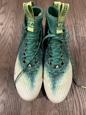 Under Armour UA Spotlight Lux MC 2.0 Mens Football Cleats, Green