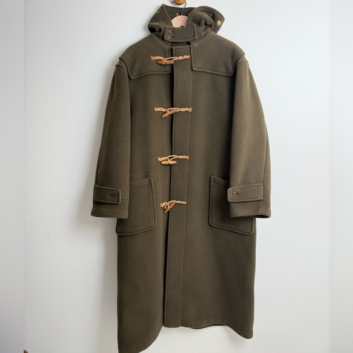 Polo by Ralph Lauren Duffle Coat – Olive Green – Made in England