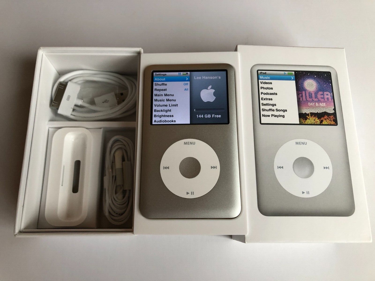 Apple iPod classic 7th Generation Silver (160GB) new | eBay