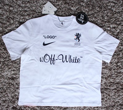 Nike Off White Football Mon Amour T-Shirt Tee White Size Small