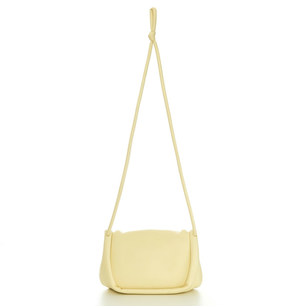 BOTTEGA VENETA 2700$ BEAK Medium Crossbody Bag - Ice Cream Yellow