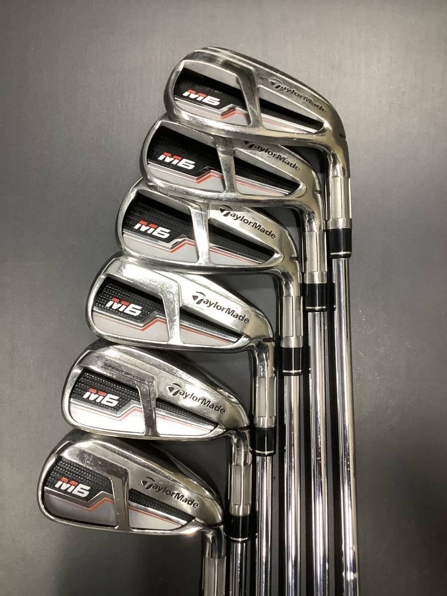Golf Iron Set TaylorMade M6 SPEED BRIDGE REAX STEEL JAPAN SPEC 85