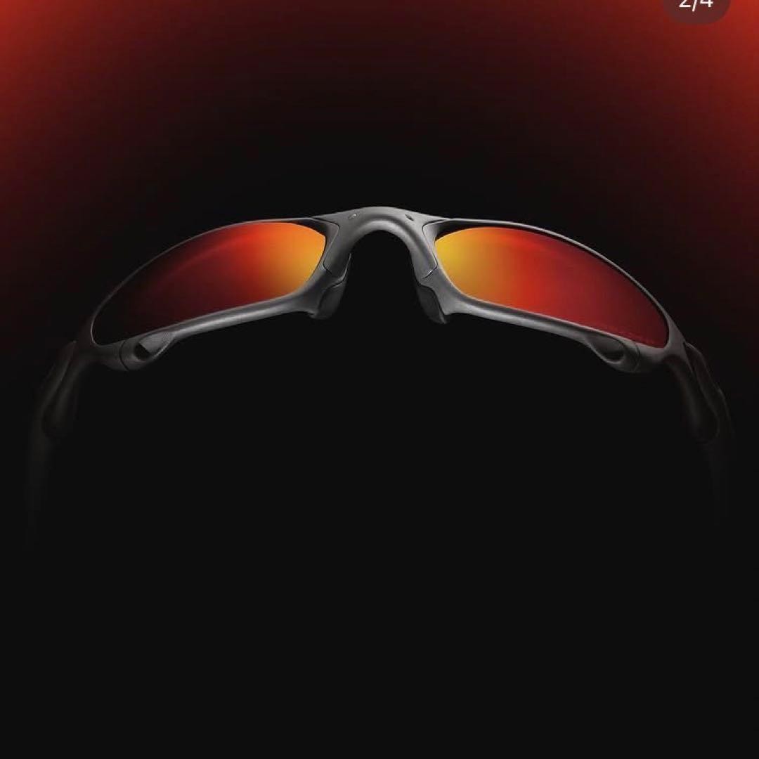 AUTHENTIC Tratvis Scott Oakley MUZM X-Metal Juliet Ruby Polarized