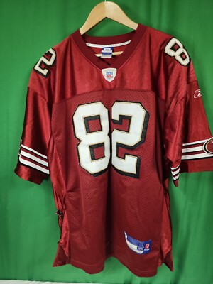 NFL SAN FRANCISCO 49ERS JERSEY #82 JACKSON REEBOK SIZE 54 ADULT