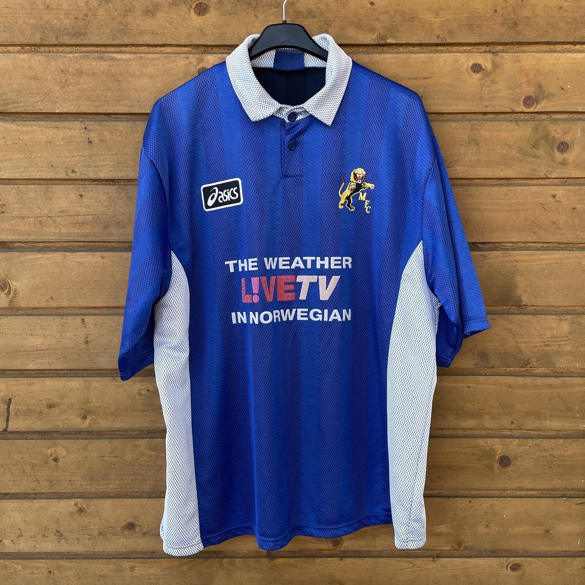 Rare Vintage #9 Asics Millwall 1997 1998 1999 Home Football Shirt