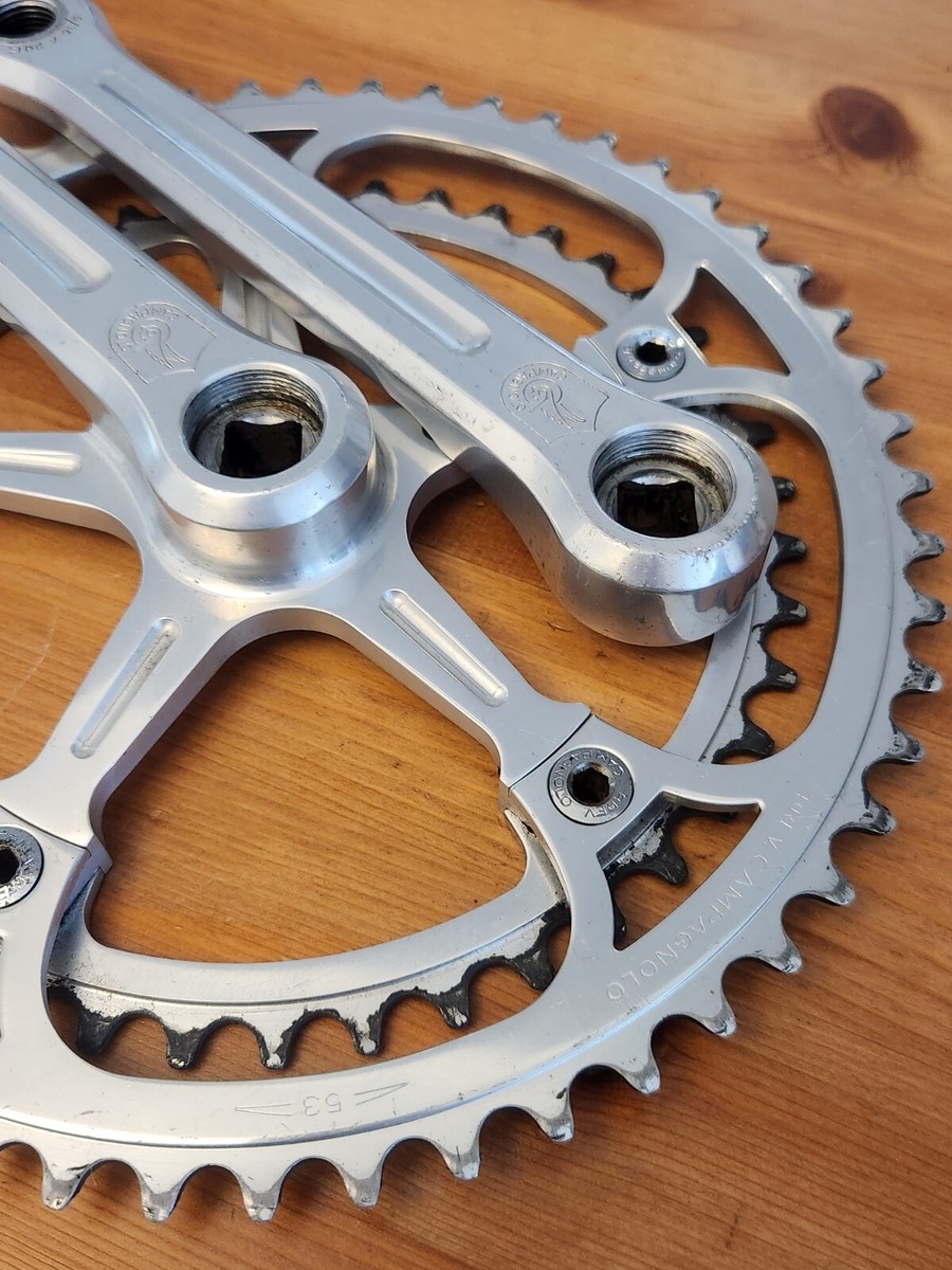 Vintage Campagnolo Record Crankset 53/43 144BCD 170MM square taper