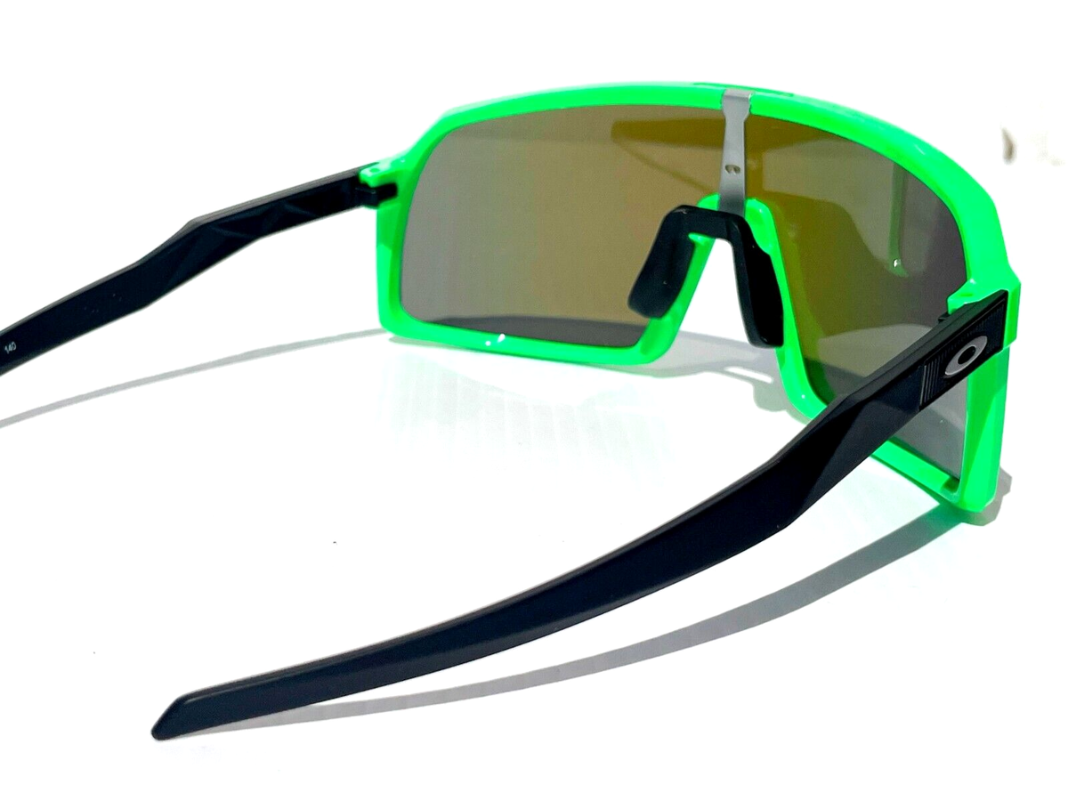 NEW Oakley SUTRO 80s Green w POLARIZED Galaxy Blue Lens Sunglass
