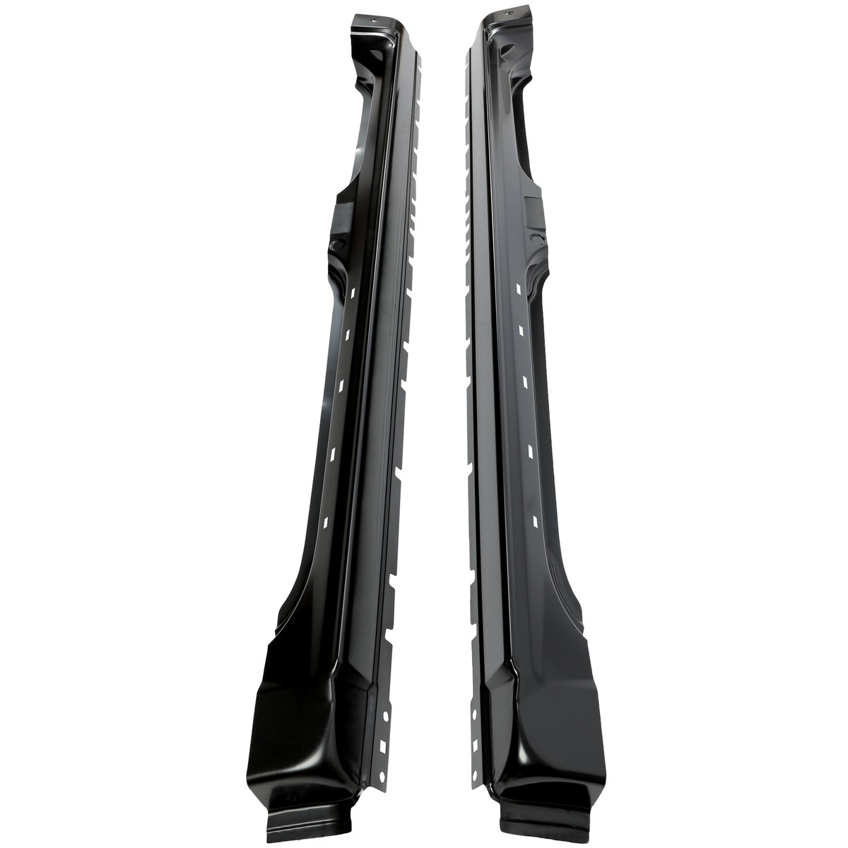 2PCS Steel Black Rust Repair Outer Rocker Panels For Ford