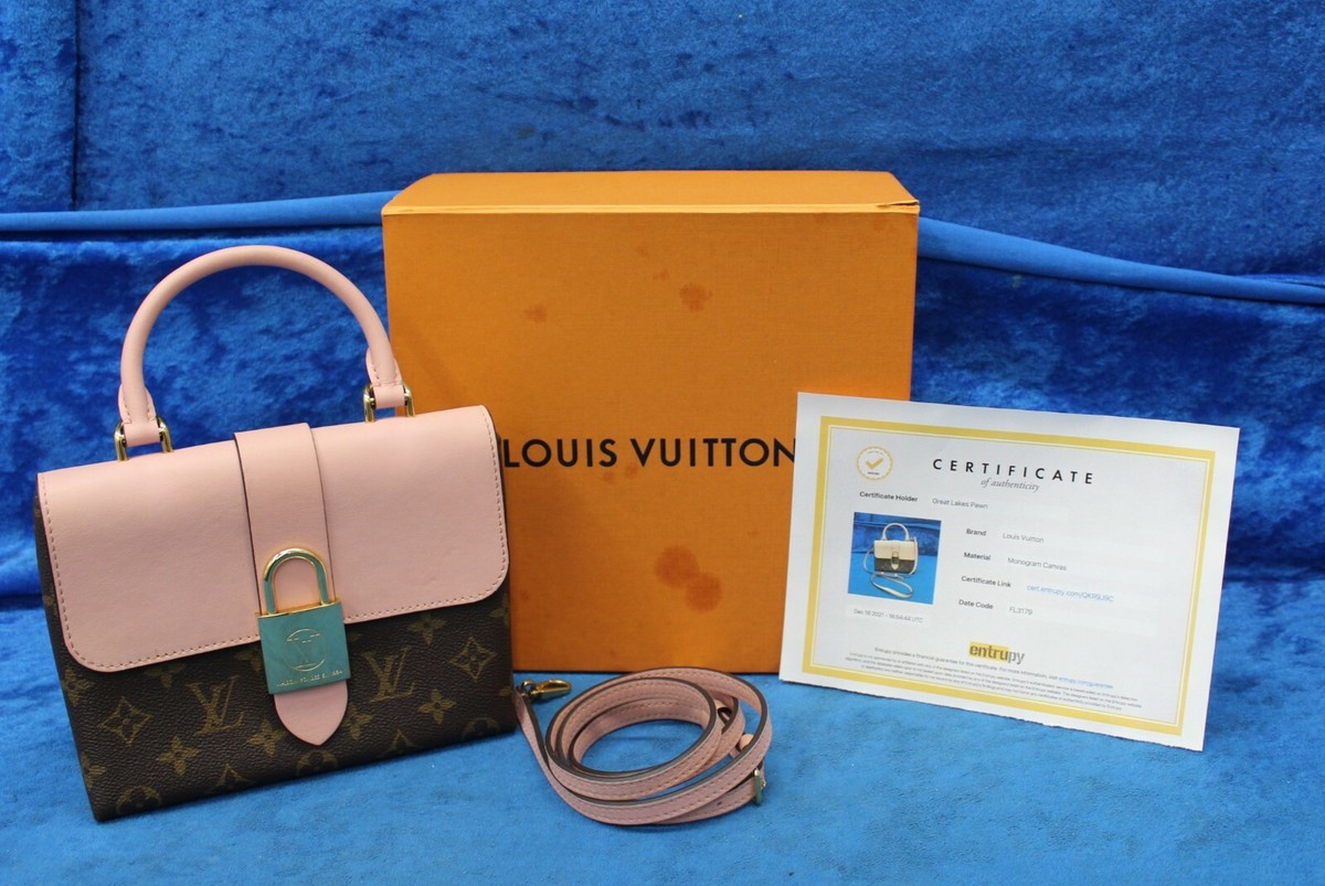 Louis Vuitton Locky BB Monogram Rose Poudre Bag Crossbody Top