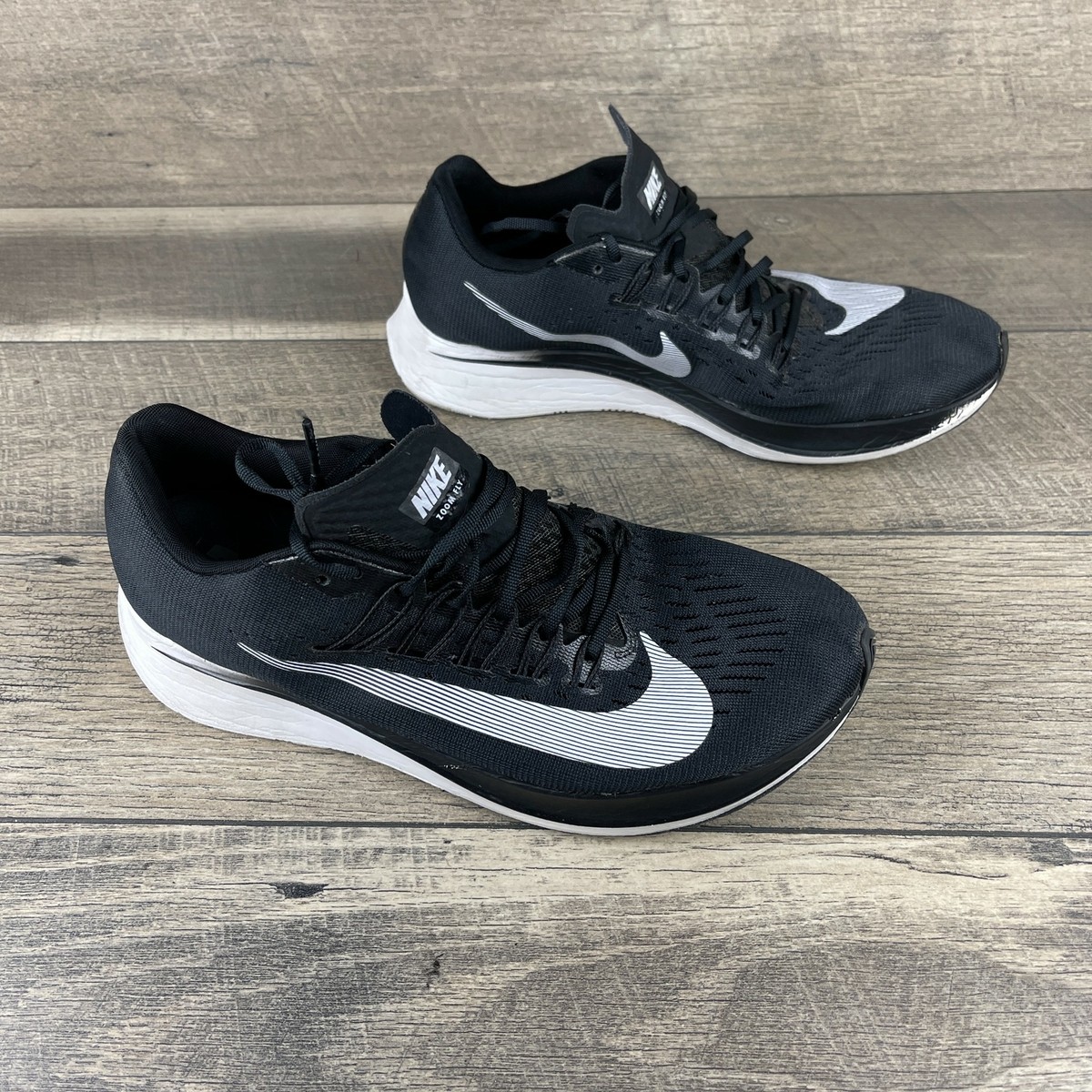 Nike Zoom Fly 880848-001 Men's Black/White Running Sneakers Shoes