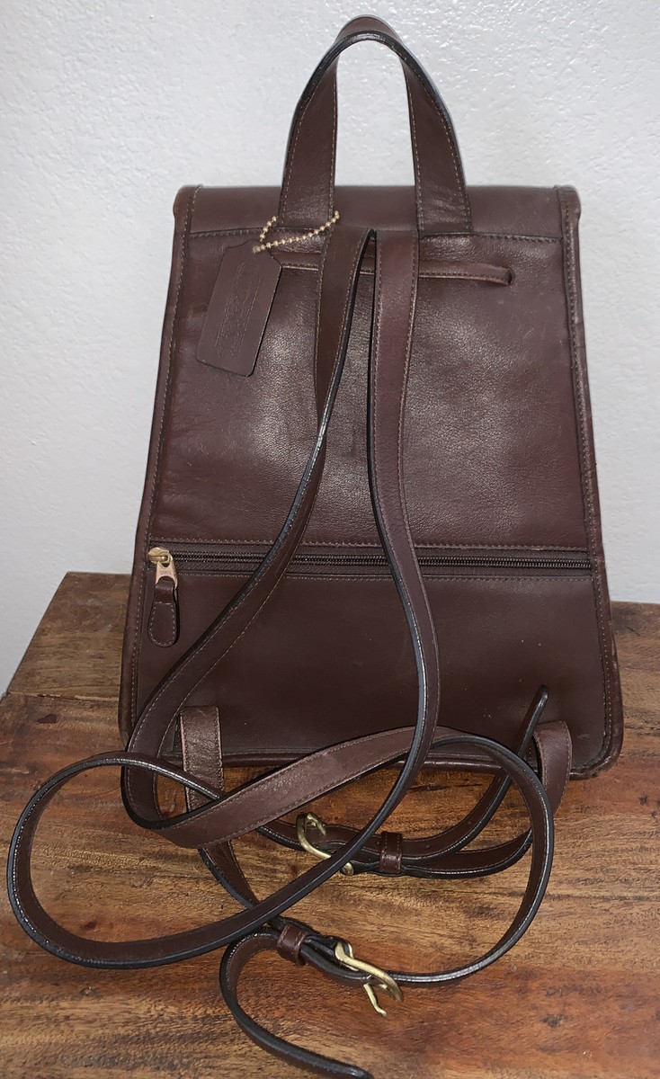 Vintage Coach 9791 Daypack Backpack Dark Brown | eBay