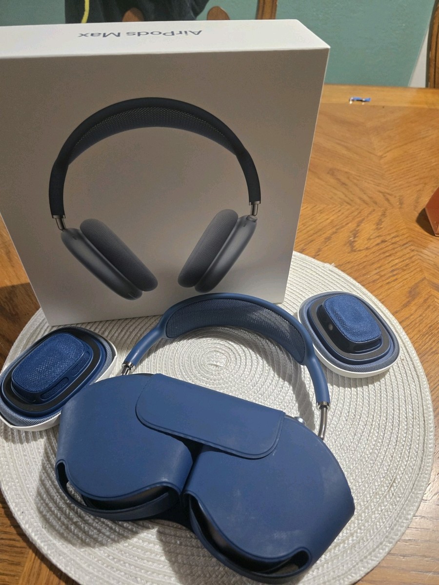 Genuine Apple AirPods Max Wireless Over-Ear Headset - Sky Blue