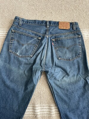 Vintage Levis 501 Denim Jeans W34 L34 Made in USA 90s 501XX | eBay